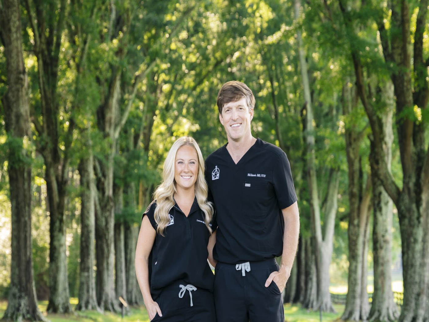 Dr. Will Edwards and Dr. Lauren Lindsey, dentists providing dental implant care in Rome, GA